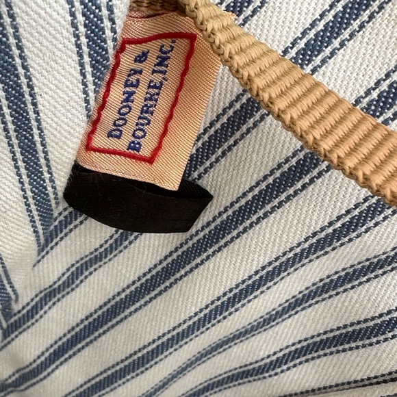 Dooney & Bourke Beacon Woven Atlantic Tote Light Taupe - Picture 13 of 16